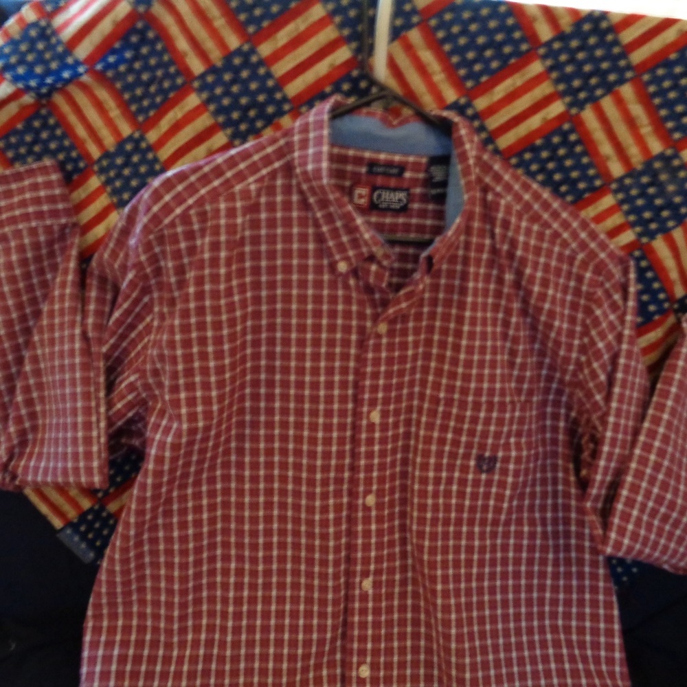 Chaps button down casual shirt size XXL